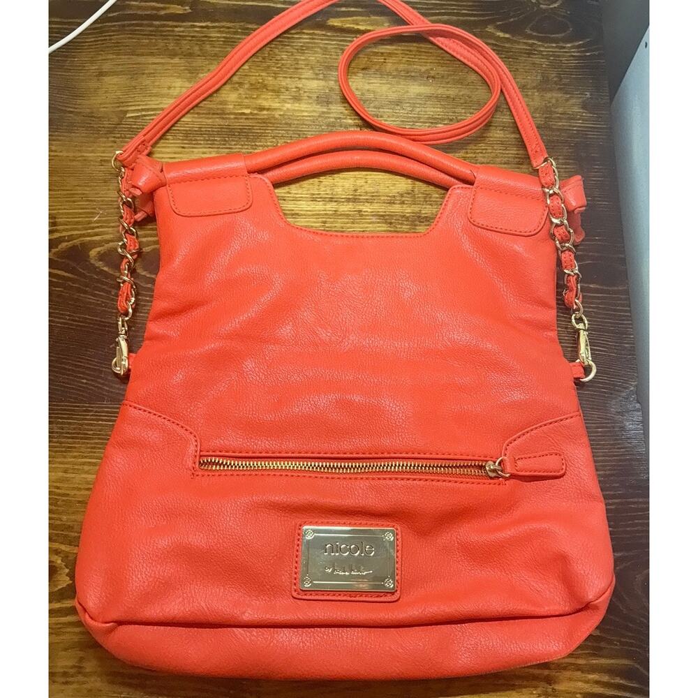 Nicole‎ Orange Crossbody Purse
